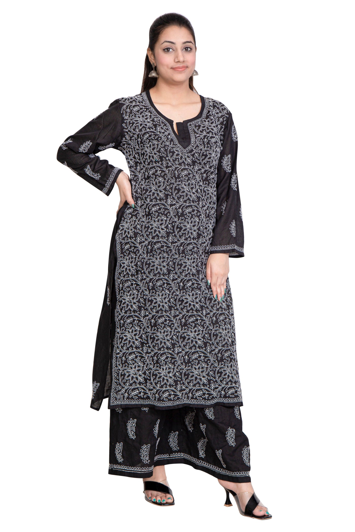 Women Black Kurta and Palazzo Set Rayon, Plazzo Set, Plazo Dress, Designer  Plazo Suit, Palazzo Suit Sets, प्लाज़ो सूट - NOZ2TOZ, New Delhi | ID:  27559212273